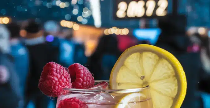 Raspberry Lemon Countdown Mocktail