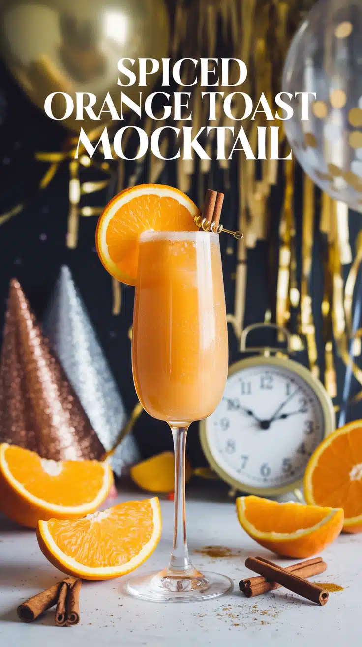 Spiced Orange Toast Mocktail