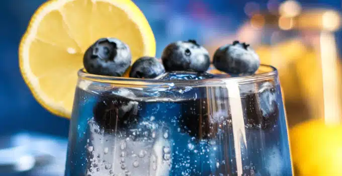 Starry Night Blueberry Mocktail