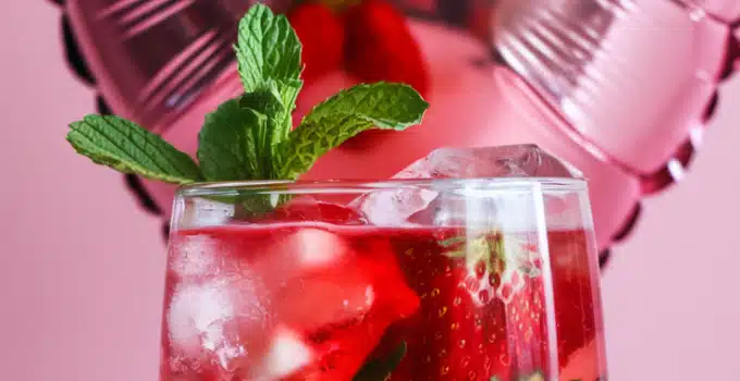 Strawberry Bestie Bliss Mocktail