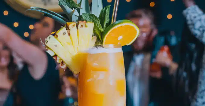 Tropical Gold Rush Mocktail
