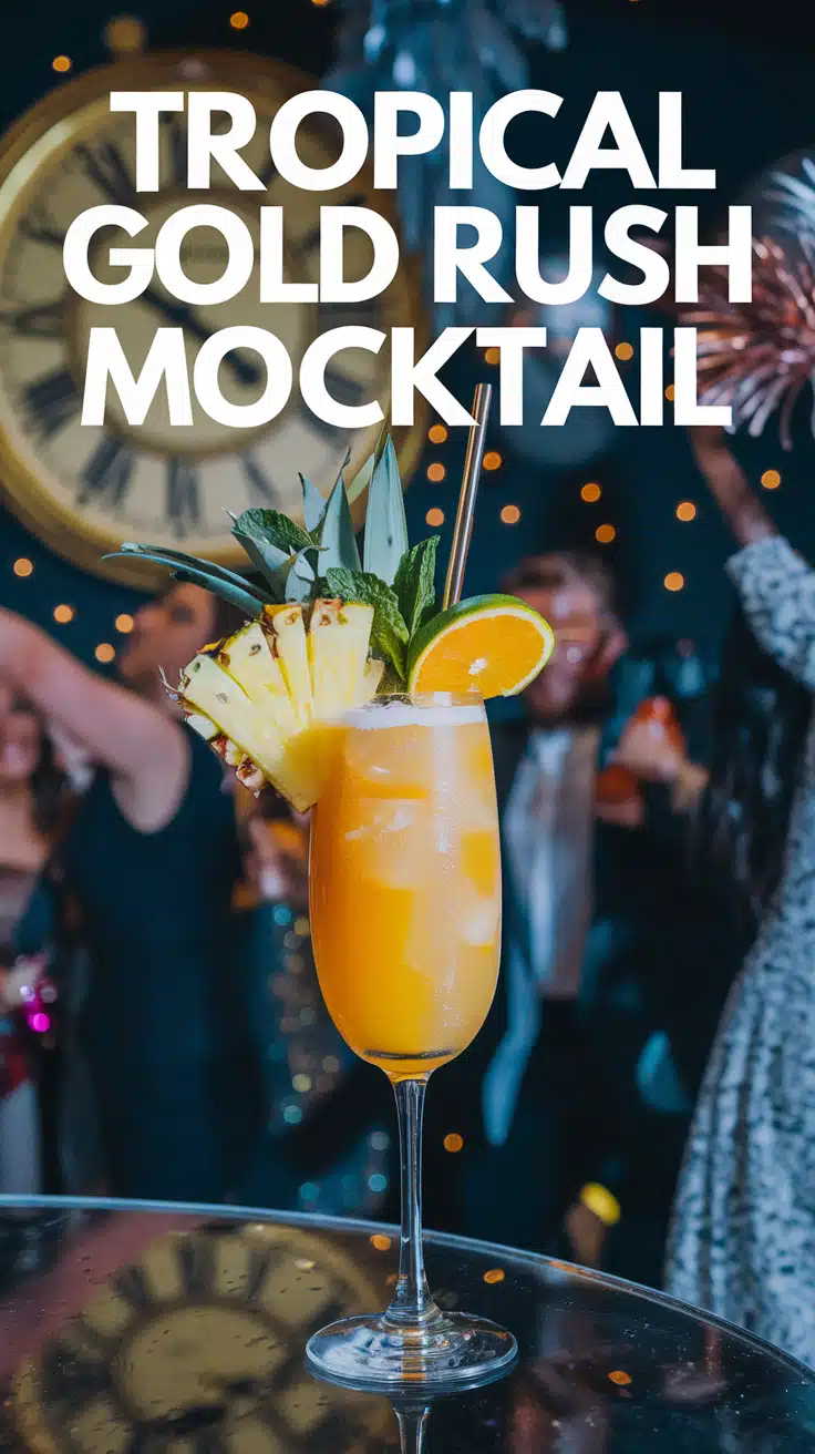 Tropical Gold Rush Mocktail