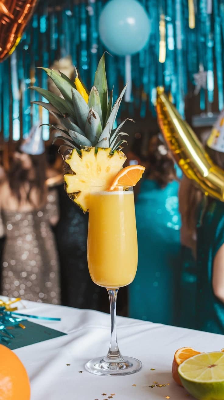 Tropical Gold Rush Mocktail