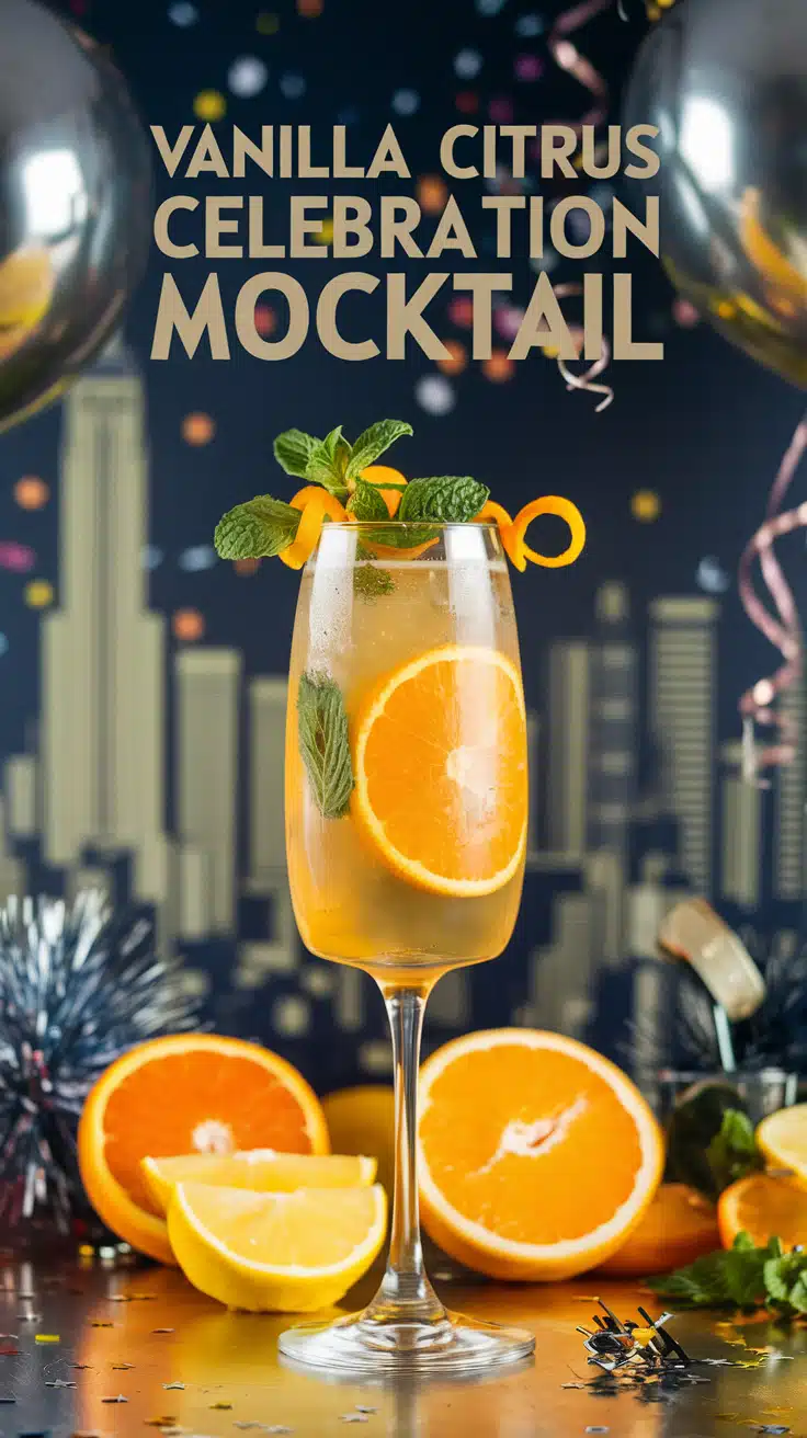 Vanilla Citrus Celebration Mocktail