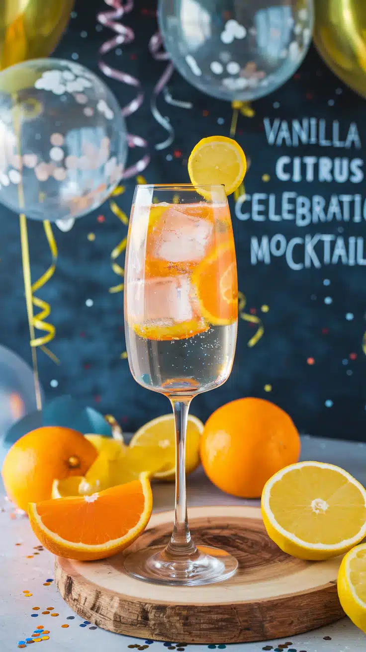 Vanilla Citrus Celebration Mocktail