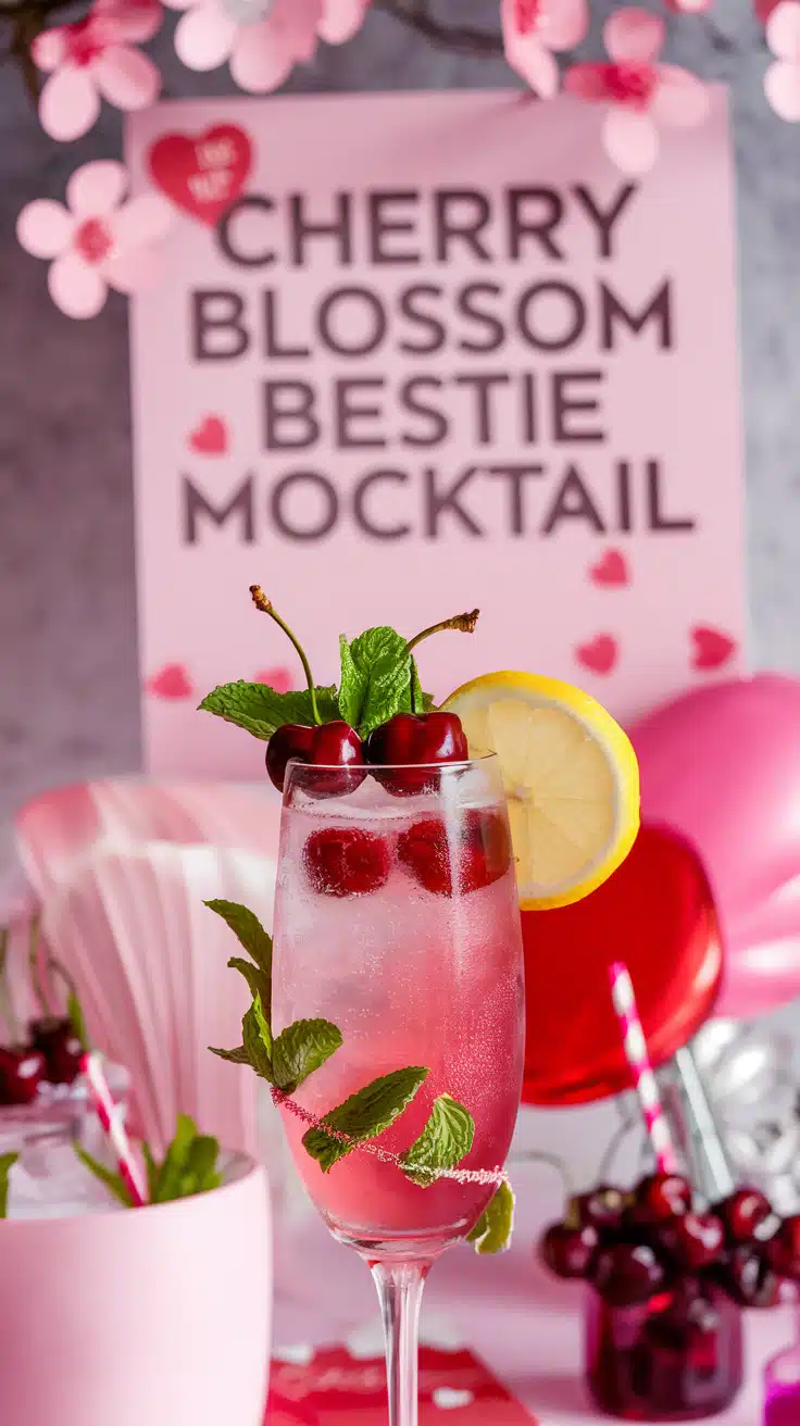 Cherry Blossom Bestie Mocktail