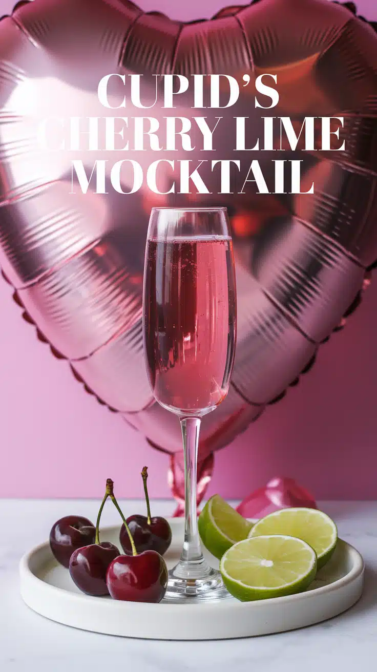 Cupid’s Cherry Lime Mocktail