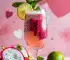 Dragon Fruit Galentine Glow Mocktail