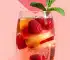 Peach Raspberry Sisterhood Mocktail